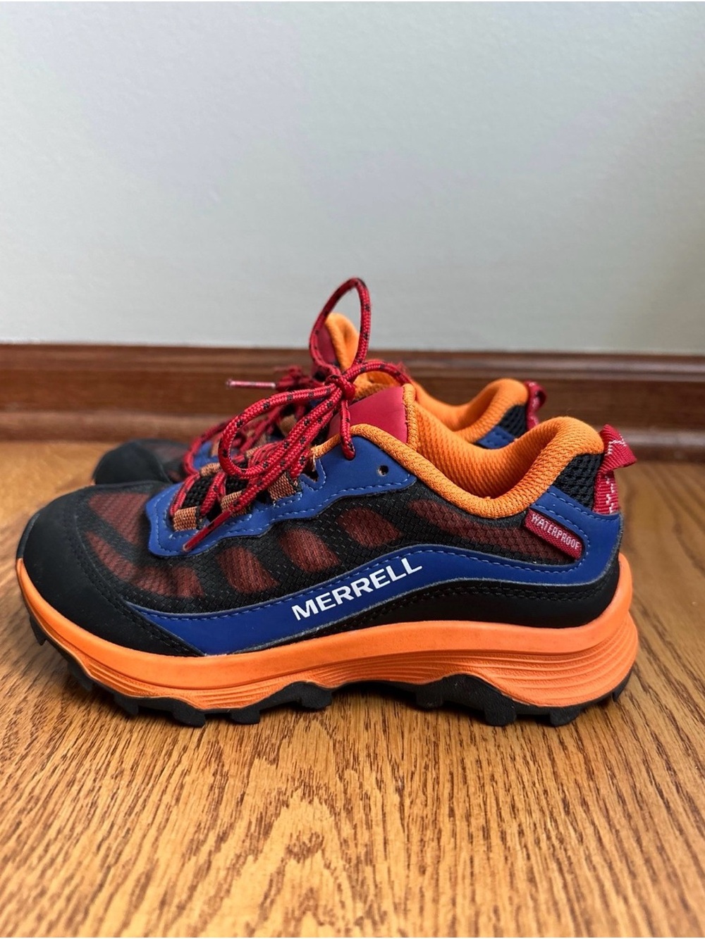 Merrell Moab Speed Low Hiking Shoes Boys 13 Orange